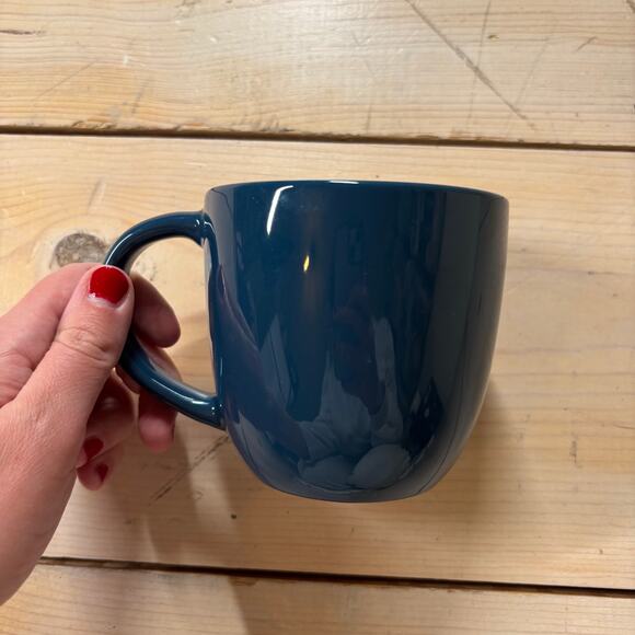 Wondershop Link Feng NWT 16oz Christmas Earthenware Snow Much Fun Penguin Mug - Picture 6 of 7